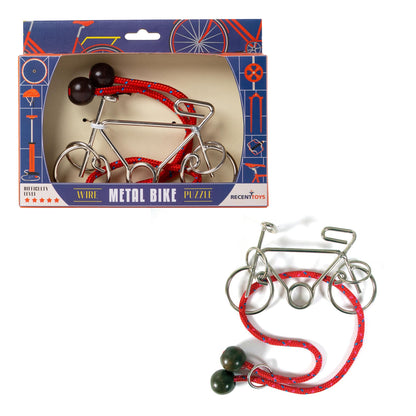 Recent Toys Constantin Metal Bike Puzzle Brainteaser - Advanced Problem Solving Fun for Ages 14 - Up