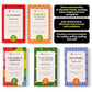 Award-Winning Flash Cards for Preschool & Kindergarten - 5-Deck Set, 180 Jumbo Cards - Learn Alphabet, Numbers, Colors, Shapes, First Words, Opposites