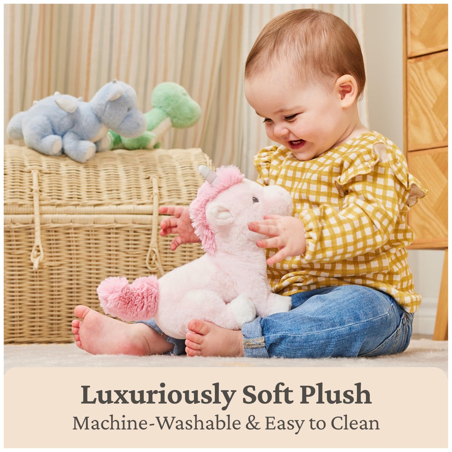 GUND Baby Alora Unicorn 10-Inch Sensory Stuffed Animal for Ages 0+
