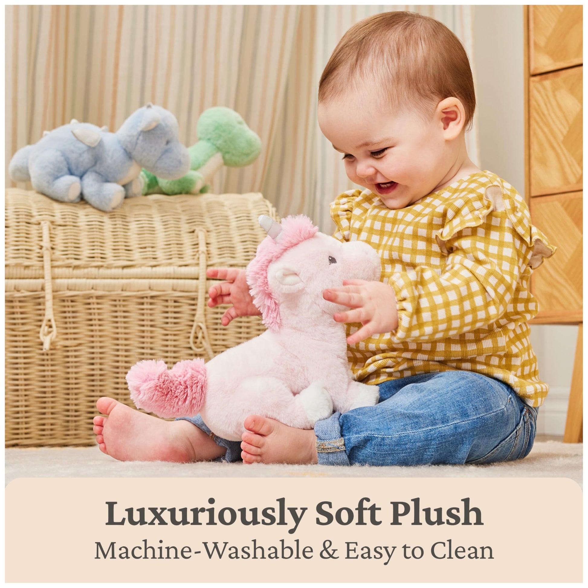 GUND Baby Alora Unicorn 10-Inch Sensory Stuffed Animal for Ages 0+