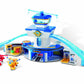 Super Wings World Airport Playset, Includes 2" Transform-a-Bot Jett and Donnie Figures, Preschool Educational Learning Toys for Boys and Girls Age 3 4