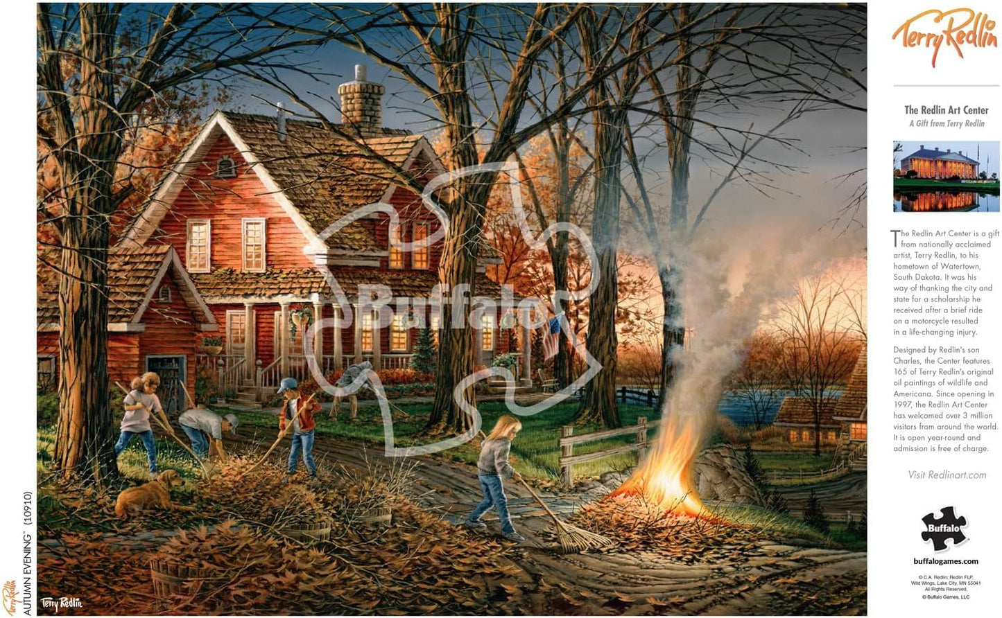 Buffalo Games Terry Redlin Autumn Evening 1000 Piece Jigsaw Puzzle, Adults