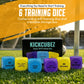KickCubez Soccer Training Dice for Boys & Girls 8-12