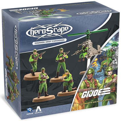 Renegade Game Studios Heroscape: G.I. Joe Greenshirts & Battle Copter Pack