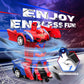 Transform Remote Control Car, RC Cars for 3-12 Year Old Boys Girls One-Button Deformation 2.4Ghz 1:18 Scale Transforming 360°Rotation Robot Toys
