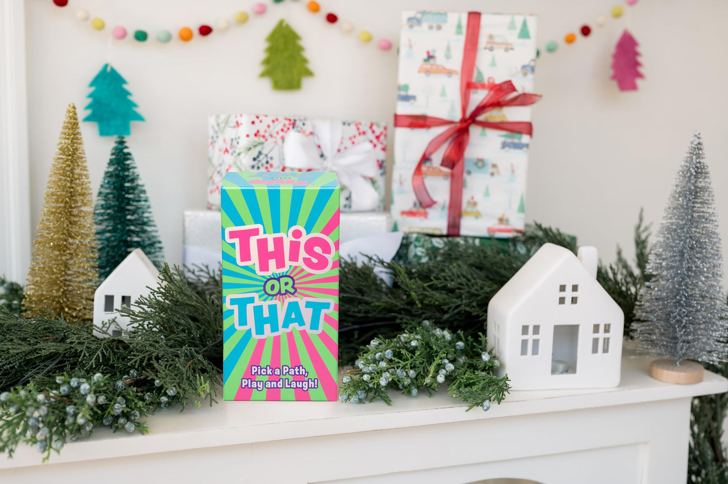 This or That Party Game - Family Card Game with Easy Either/Or Choices | Fun Guessing Game for Kids, Teens & Adults Where Players Follow Their Path