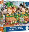 Ceaco - Kittens in a Basket - 300 Piece Jigsaw Puzzle for Adults