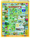 White Mountain 1000 Piece Jigsaw Puzzle State Landmarks Collage, Vermont