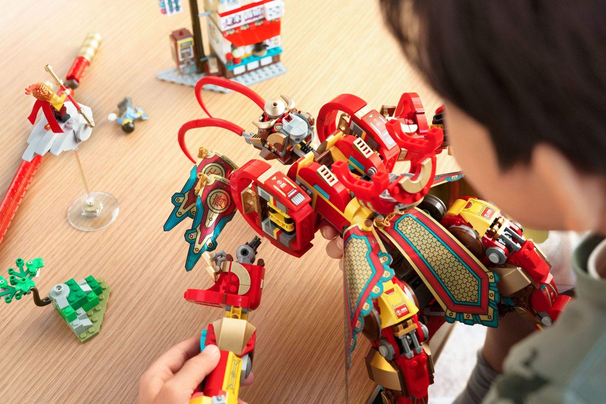 LEGO Monkie Kid: Monkey King Warrior Mech 80012 Toy Building Kit (1,629 Pieces)