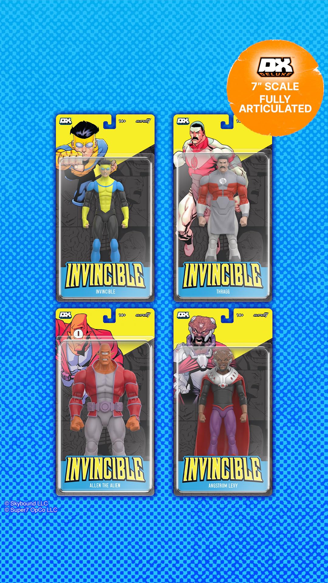 Super7 Invincible Deluxe Wave 01 - Angstrom Levy