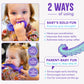 Tentacle Teether - Made in USA Medical Grade Silicone Teether for Infants - Multi-Stage Molar Relief & Interactive Parent-Finger Fit - 0-24 Months