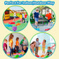 JOYIN Turtle Balance Stepping Stones, 6 Pcs Kids Turtle Jumping Stones Steps Stones Up to 265 Ibs, Kids Obstacle Course Coordination Game Toys