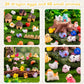 jrootouh 42pcs Mini Resin Animal 42 Styles Figures Bulk Tiny Resin Animals Little Miniature Small Animal for Micro Fairy Garden Landscape Accessories