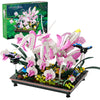 GXJTYYBS Orchid Praying Mantis Flowers Bonsai Building Set, MOC Insects Nature Inspired STEM Kit for Adults, Stunning Desk Decor for Home/Office,