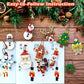 EIAVURPE Christmas Ornaments Building Set, 11-in-1 Christmas Tree, Wreath, Nutcracker, Gingerbread, Polar Bear, Snowflake, Reindeer, Santa, Stocking