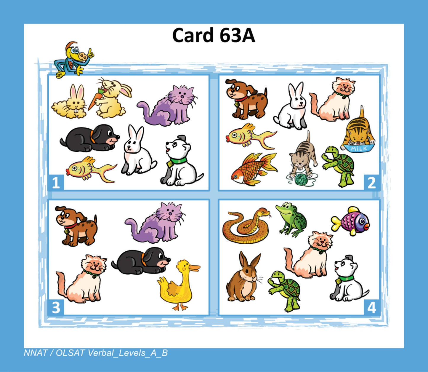 TestingMom.com NNAT and OLSAT Test Prep Flash Cards - NYC Gifted and Talented - Kindergarten (Level A) - Grade 1 (Level B) - 140+ Practice Questions