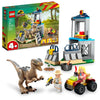 LEGO Jurassic Park Velociraptor Escape 76957 Learn to Build Dinosaur Toy for Boys and Girls; Gift for Kids Aged 4 and Up Featuring a Buildable