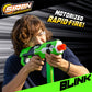 Siren Blasters Blink Motorized Rapid-Fire Ultra Long Range Foam Dart Blaster, Single Shot, Burst or Fully Auto Flywheel Launcher,190 Ft Range, 200