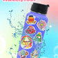 QKilisy 600PCS Cute Water Bottle Stickers for Kids Teens, Vinyl Waterproof Bulk Stickers for Kids Classroom, Cool Funny Sticker Packs for Boys Girls