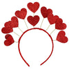 Needzo Heart Headband Boppers, Party Supplies, One Size Fits Most (Heart Headband Bopper)
