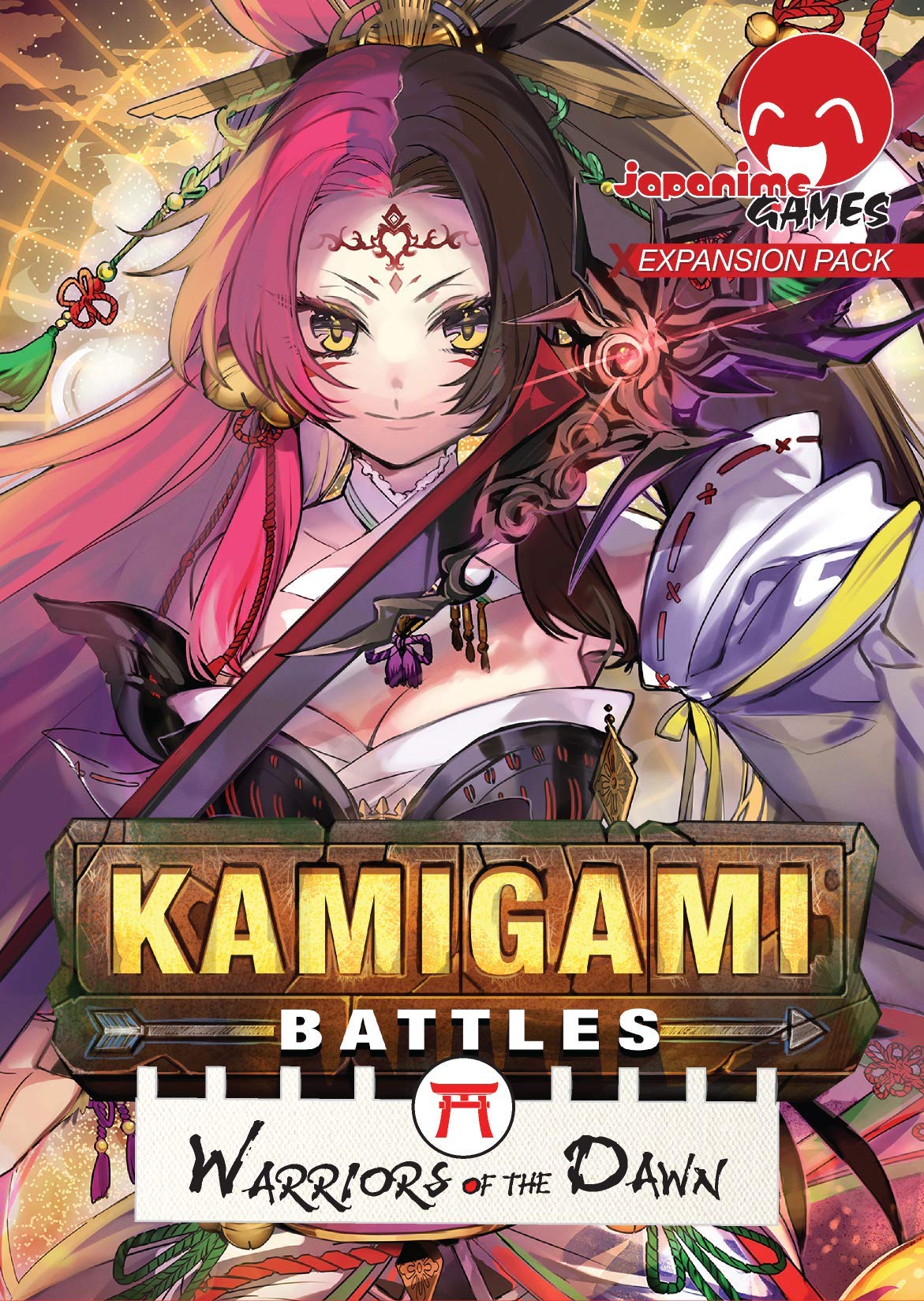 Japanime Games Kamigami Battles: Warriors of The Dawn | Pick Your Favorite God/Goddess and Fight for Your Favorite Pantheon | Deck-Building Card Game