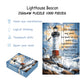 Puzzles for Adults 1000 Pieces, Lighthouse Jigsaw Puzzles - Lighthouse Beacon, Impossible Christian Bible Puzzle for Seniors Families,27.56x19.69