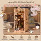 DIY Book Nook Kit with LED Lights | 3D Puzzles for Adults & Teens, Miniatures and Model Building Kits for Bookshelf Decor, Relaxing & Creative Gift