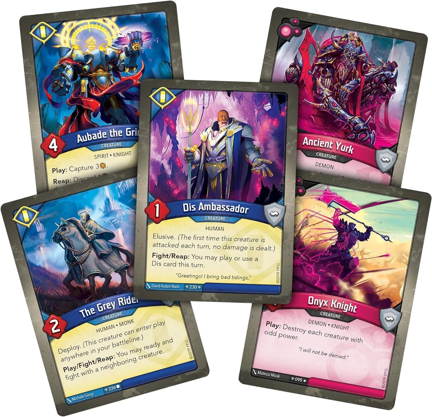 Fantasy Flight Games KeyForge Age of Ascension 1 - Pack Archon Deck Display | Fast-Paced Card Game | Strategy Game for Adults and Teens | Ages 14+ | 2