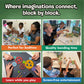 Uzzle Tales Bricklewood Valley - Story Dice Game for Kids - Creative Storytelling & with 12 Story Cubes, Storybook & Character Pawns - Engaging Brain