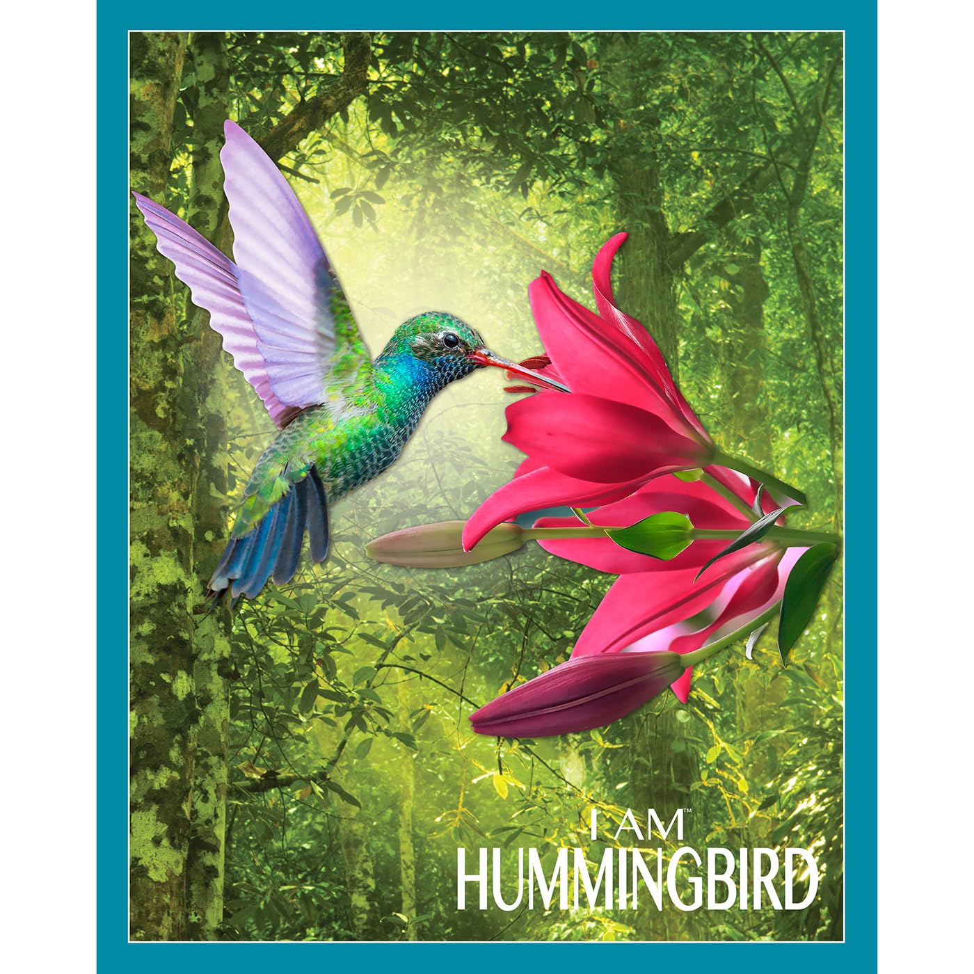 Madd Capp I Am Hummingbird 300-Piece Bird-Shaped Jigsaw Puzzle , Multicolored