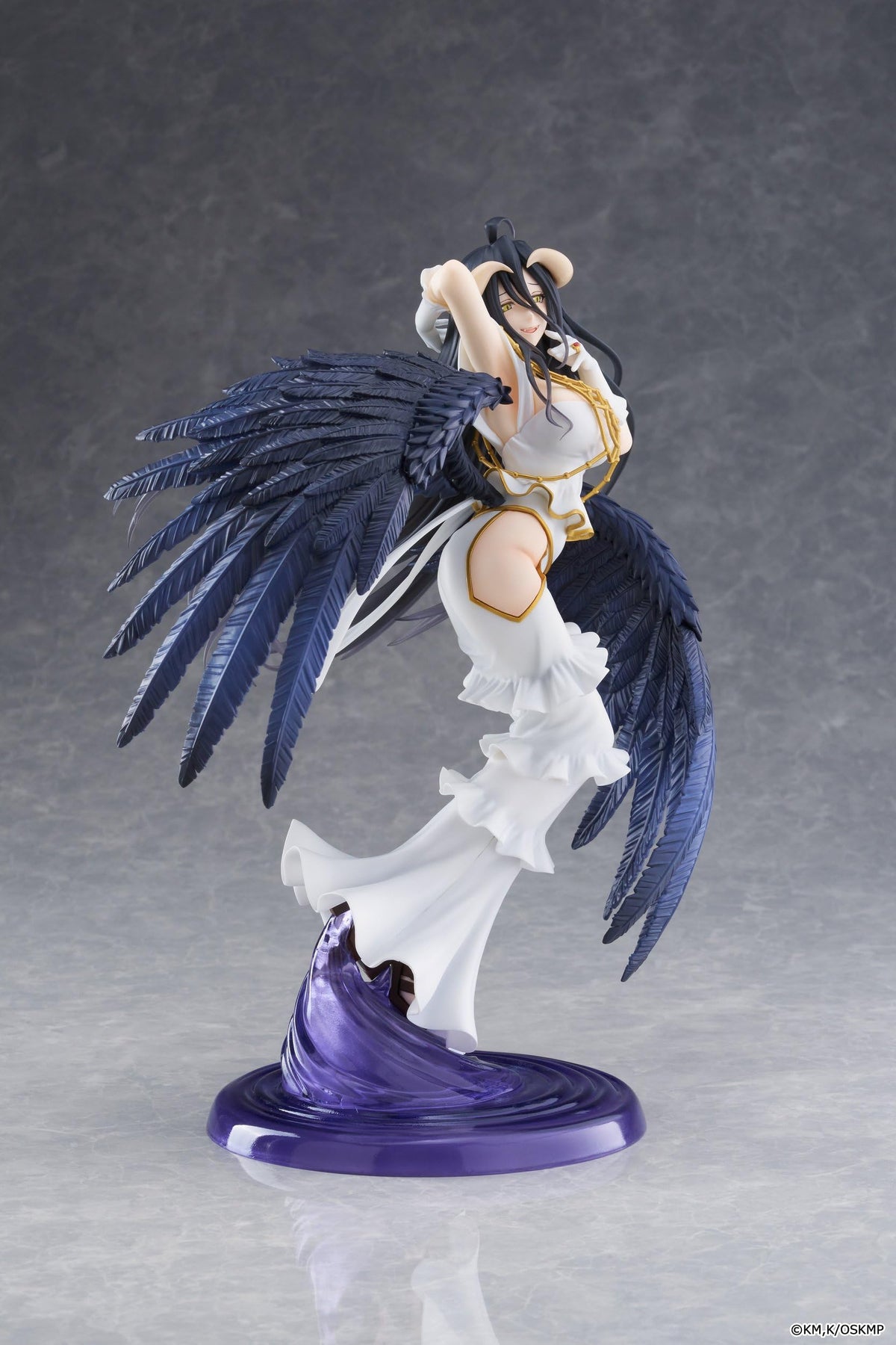 Taito-Overlord T-Most Figure - Albedo (Pure White Devil Ver.)
