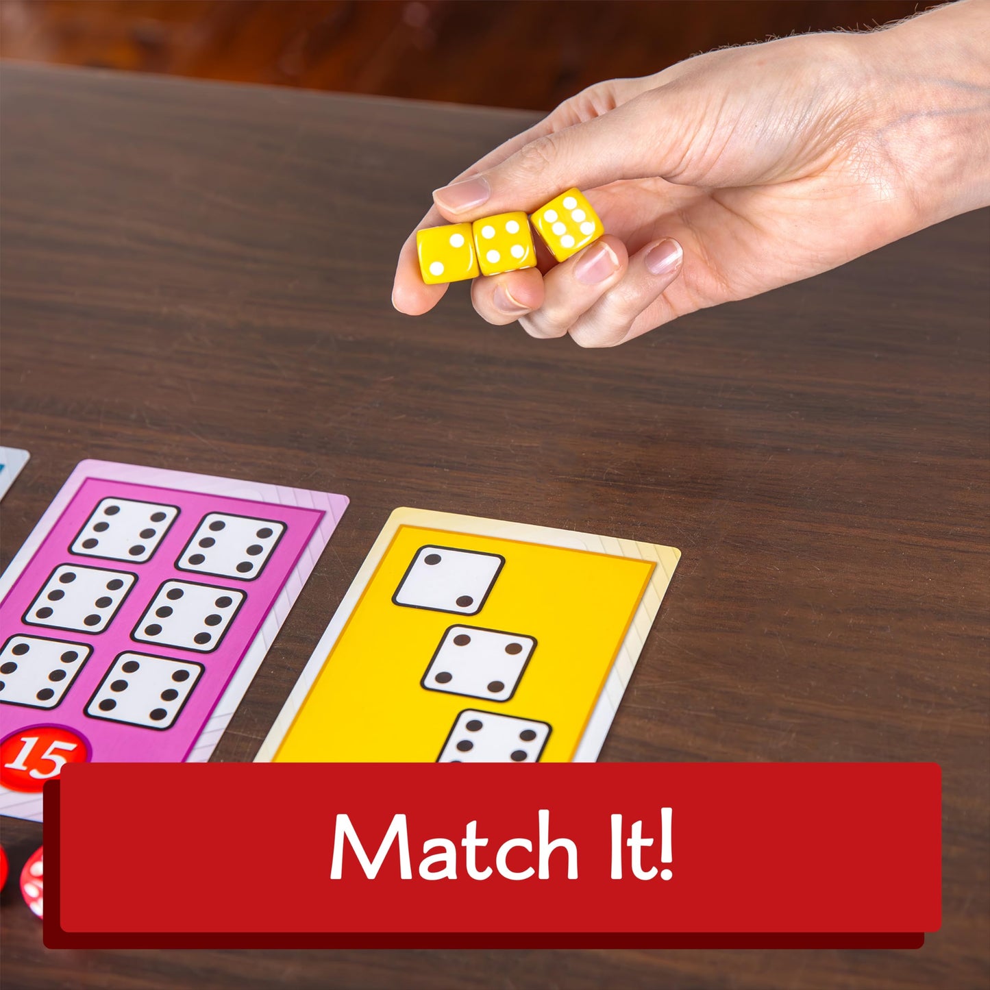 Calliope Games Roll for It Going Big - Fast-Playing Family Dice Game with Big Oversized Cards and Dice, Retirement Party Games, Fun Family Games