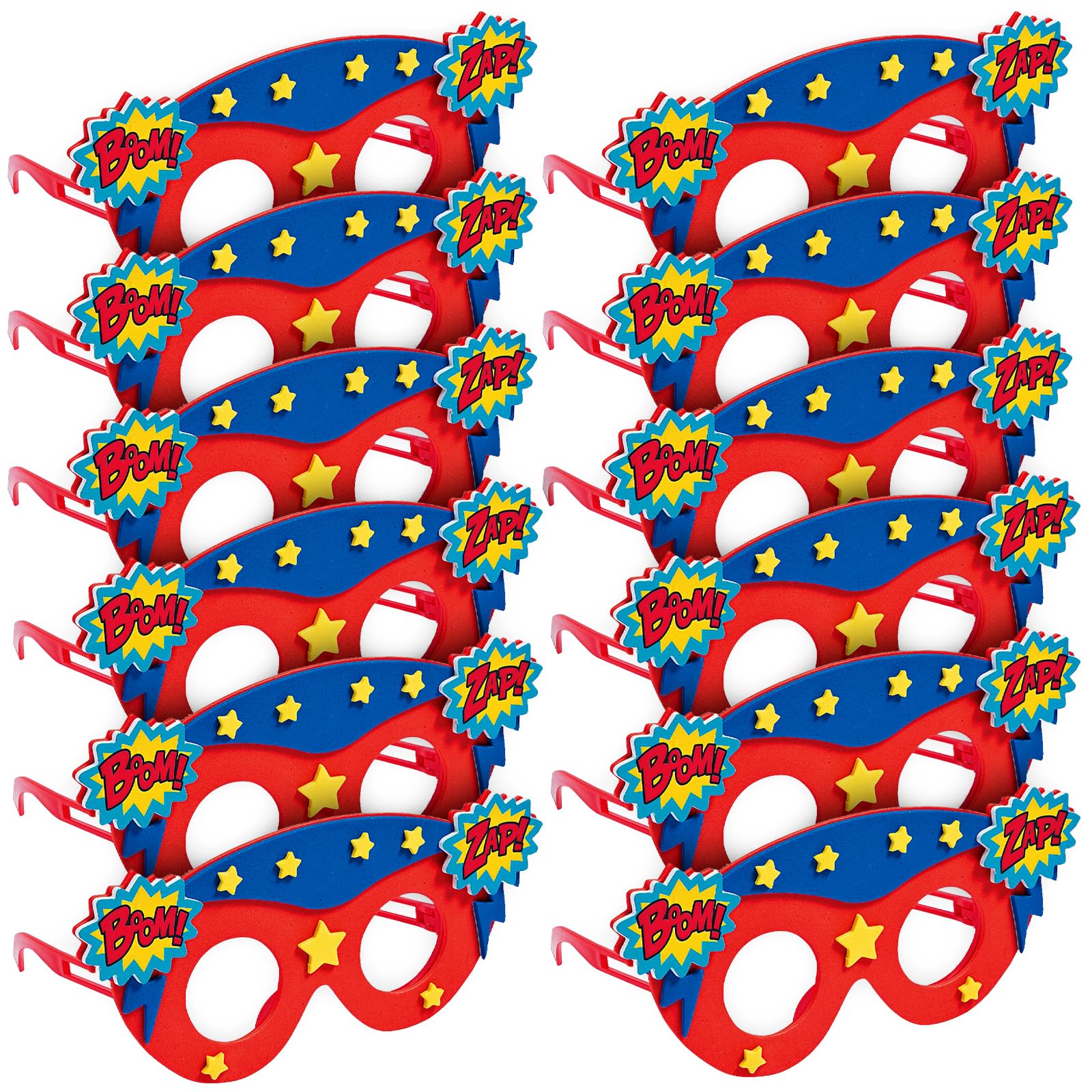 Kids Superhero Foam Glasses Craft Kit -12 - Crafts for Kids and Fun Home Activities