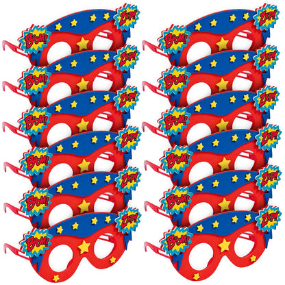 Kids Superhero Foam Glasses Craft Kit -12 - Crafts for Kids and Fun Home Activities