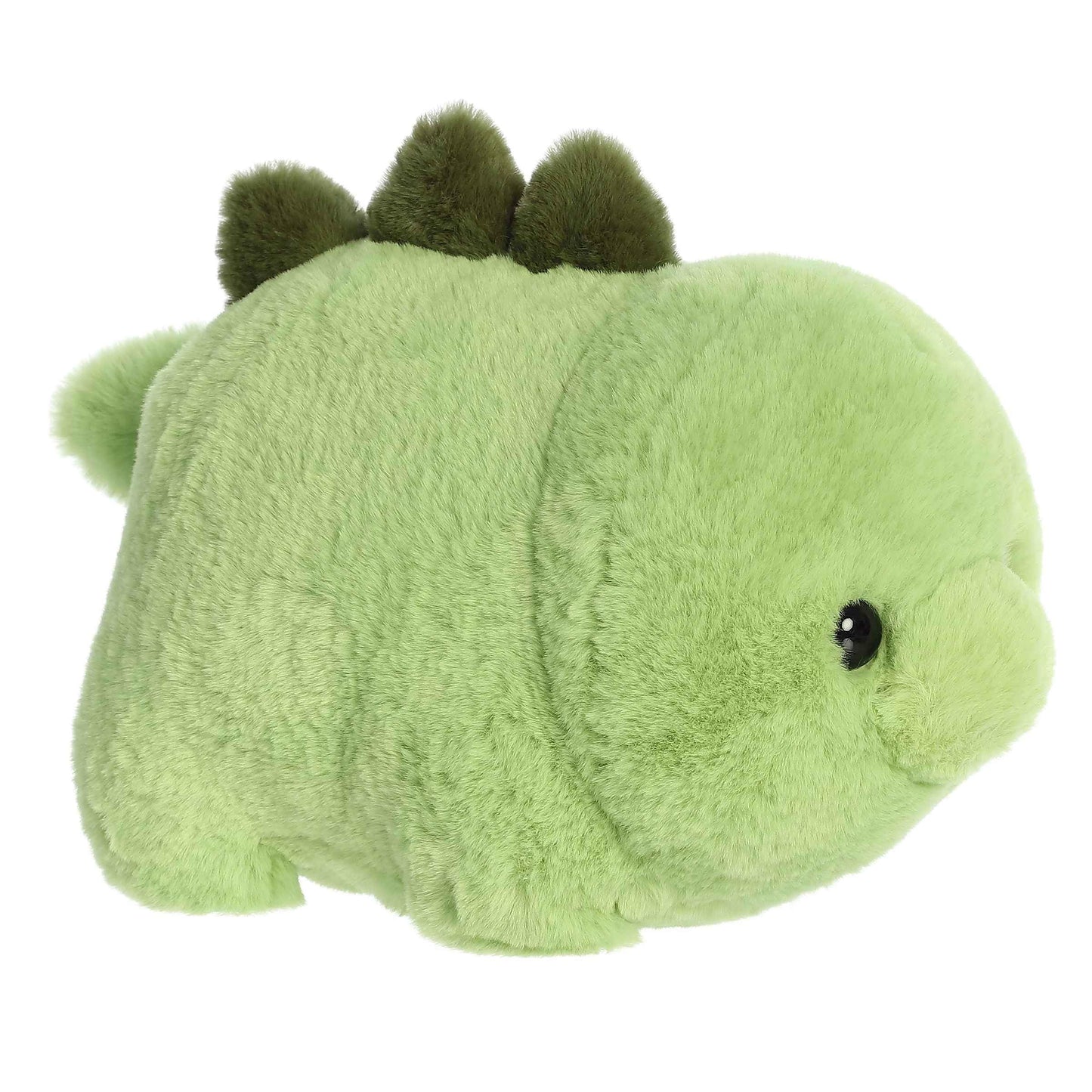Aurora® Adorable Spudsters™ Stevie Stegosaurus™ Stuffed Animal - Round Shape Makes for Comforting Cuddles - Perfect for Kids All Ages and Animal