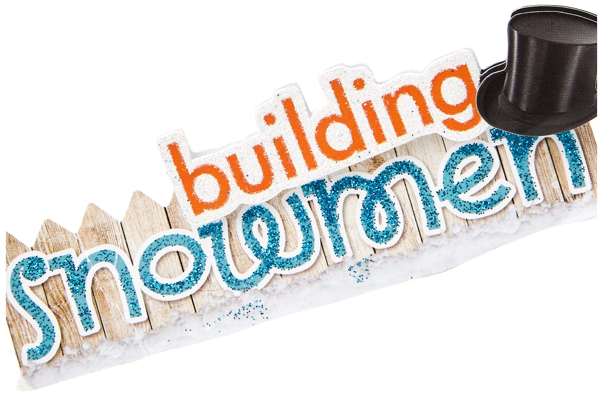 Paper House Productions STDM-0228E 3D Cardstock Stickers, Building a Snowman (3-Pack)