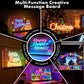 16" LED Light Up Drawing Board for Kids - Thickened Anti-Scratch Acrylic Glow Art Pad with 12 Markers - Neon Message Board & Night Light - Creative