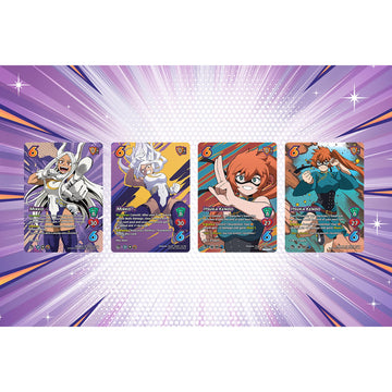 UniVersus My Hero Academia: Girl Power Booster - 11 Card Hanging Pack, Deck-Building Card Game, Powerful Female Characters, Includes Foil Card