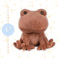 Kids Preferred Harry Potter Chocolate Frog Plush Stuffed Animal with Embroidered Details, Brown Minky Fabric, and Beans in Bottom, Hogwarts