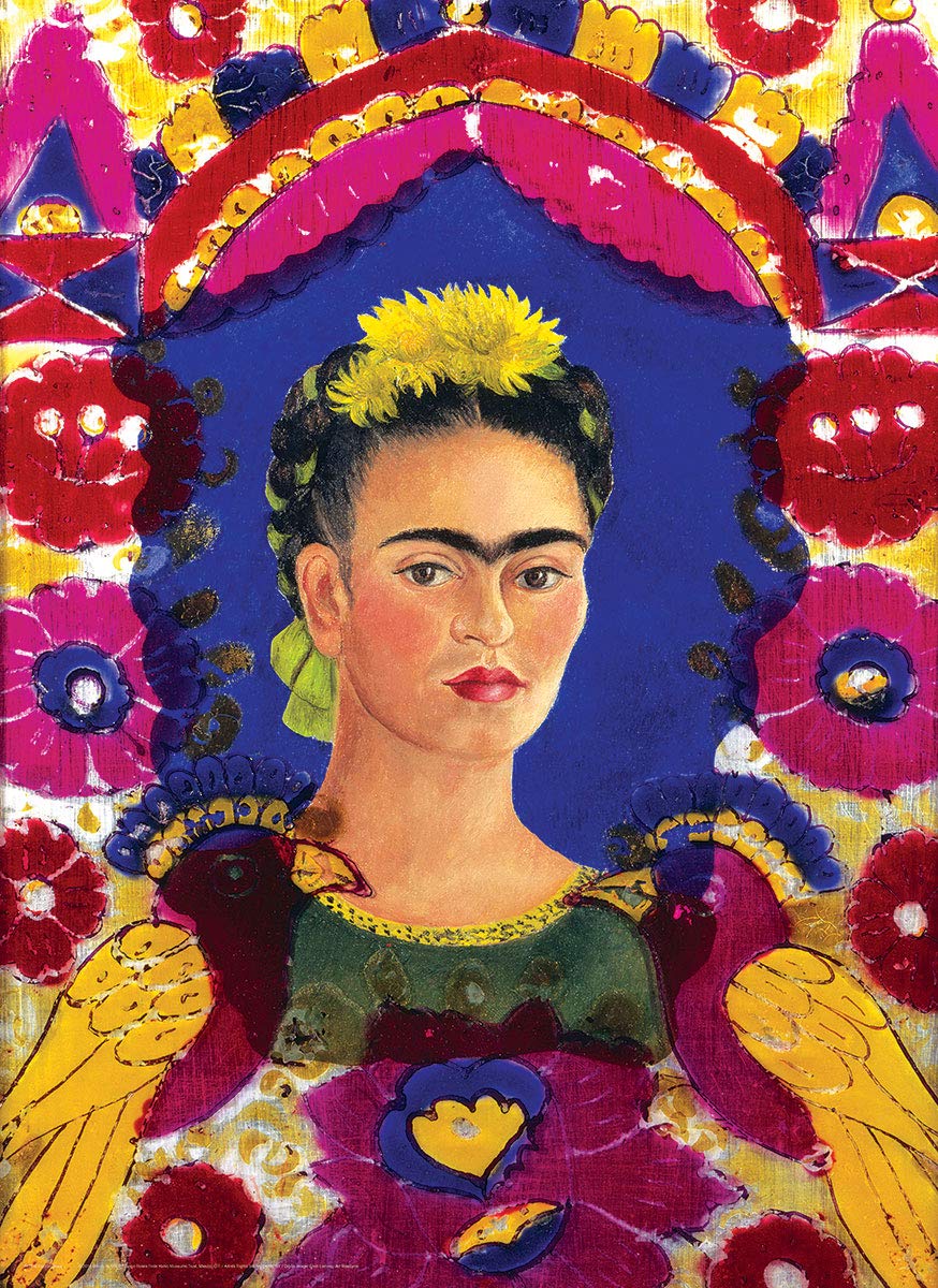 EuroGraphics Self Portrait, The Frame by Frida Kahlo 1000-Piece Puzzle
