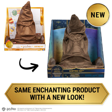 Wizarding World Harry Potter, Talking Sorting Hat with 15 Phrases (Packaging May Vary), Pretend Play Accessory for Costumes for Girls & Boys