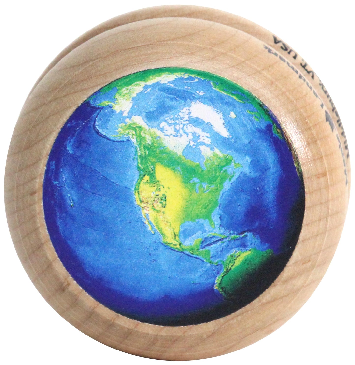 Maple Landmark wooden Earth Yo-Yo