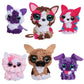 ORB PlushCraft DIY 3D Dog and Cat Gift Set 6 Pack Craft Kit - Mess Free Punch Fabric System, No Sewing Required - Includes 2 Standard Size 3D Pets