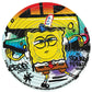 Spin Flip Puzzle: Spongebob Graffiti, 12 Rings, 3D Puzzle, Challenging, Fun, Interactive Brain Teaser for Kids and Adults, Stimulates Creativity
