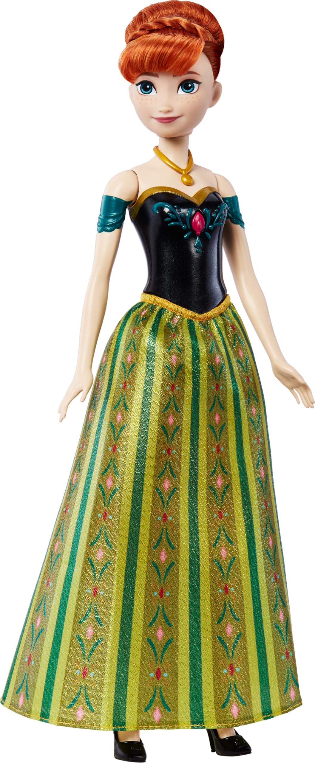 Mattel Disney Frozen Toys, Singing Anna Doll with Signature Clothing, Sings “For the First Time in Forever” from the Movie Frozen