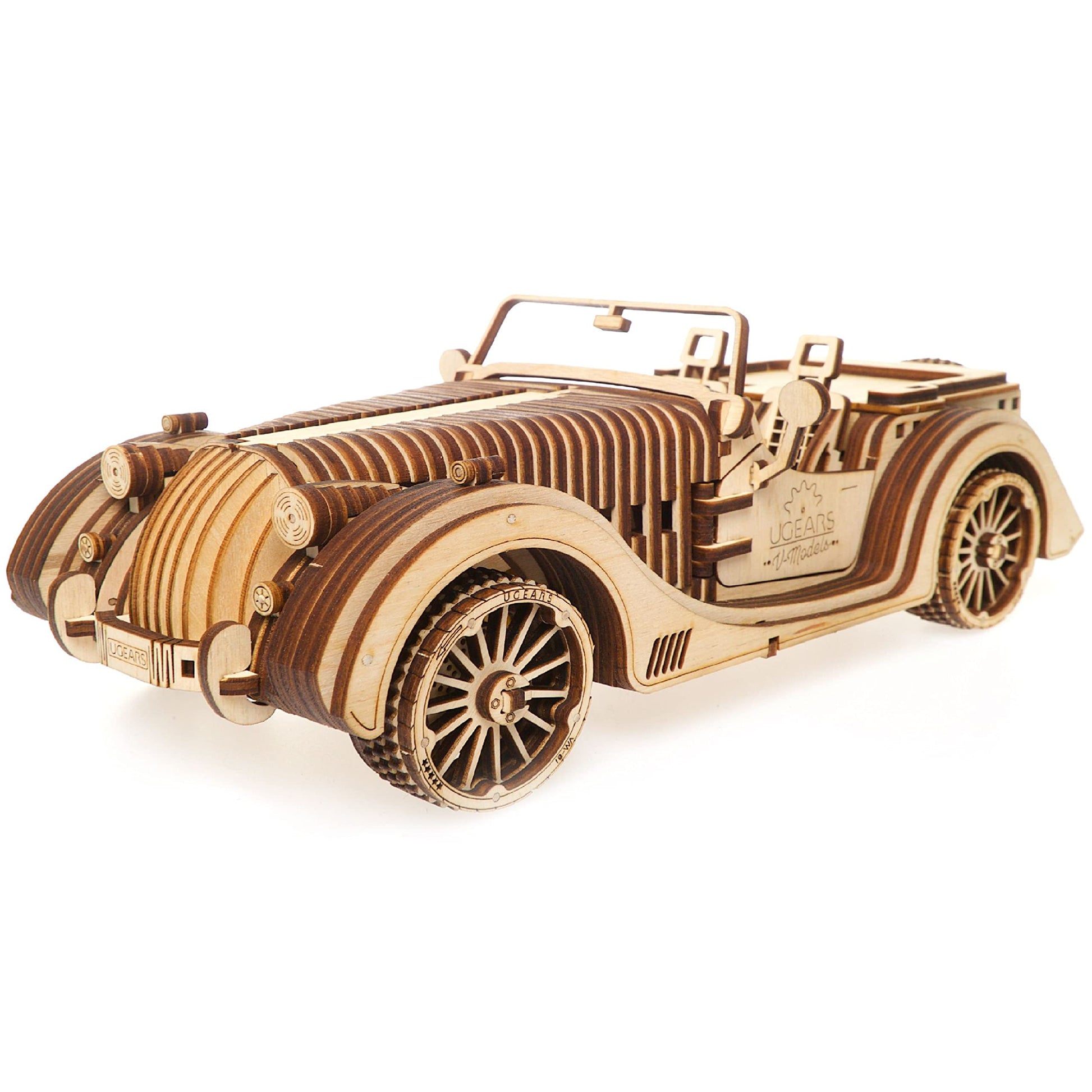 UGears Mechanical Models Roadster VM-01 3-D Wooden Puzzle