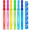JOYIN 14.6’’ Big Bubble Wands for Kids, 6 PCS Bubble Wand with Refill Solution for Summer Toy Party Favor, Outdoors Toy Activity, Easter Basket