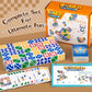 IBLOTIME Shape Color Rush Board Game Easter Strategic Pattern Matching Game 2 to 4 Players Fast Logic Challenge Game Night Gift Christmas Birthday
