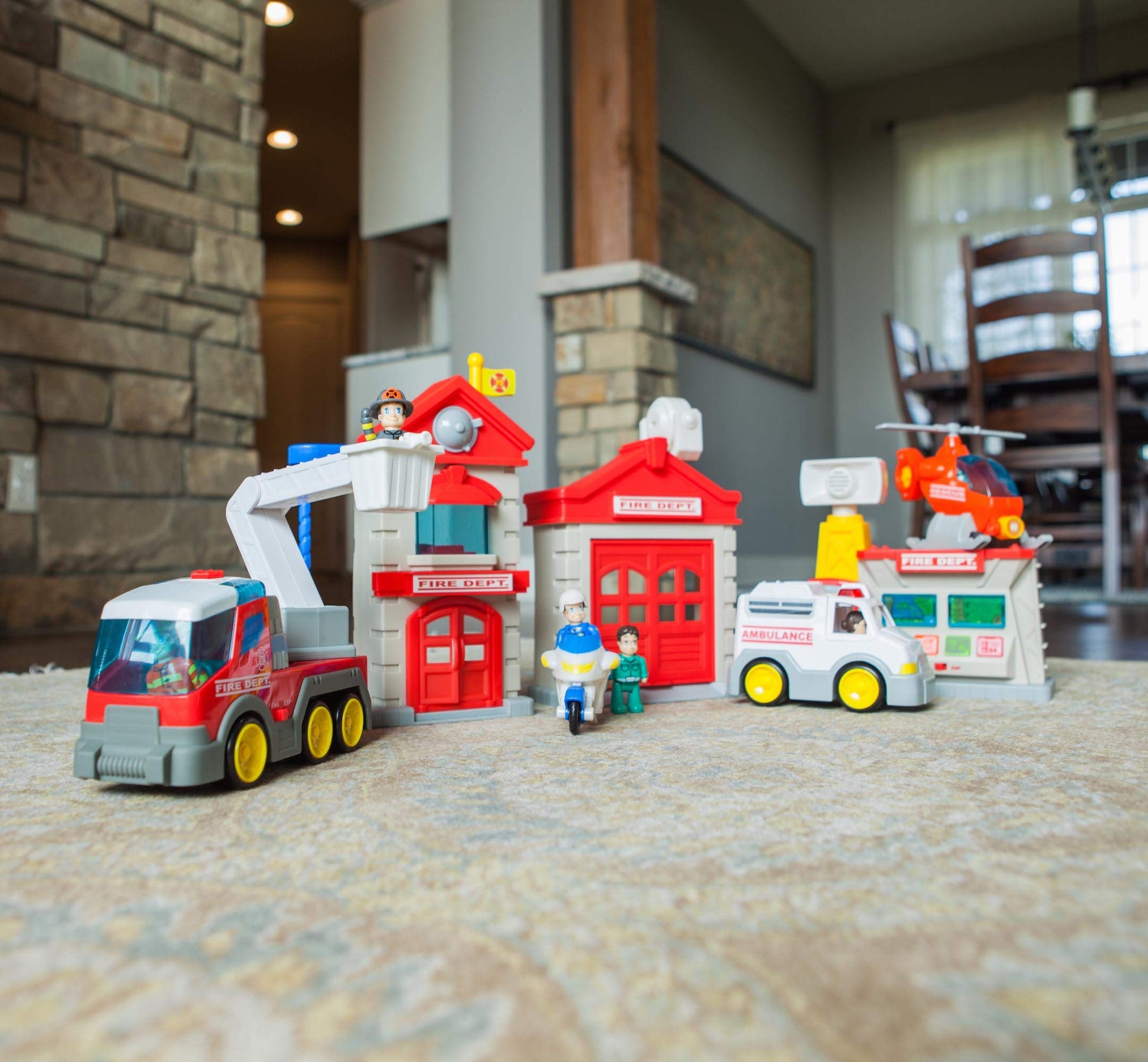 Fat Brain Toys Fire Station Playset