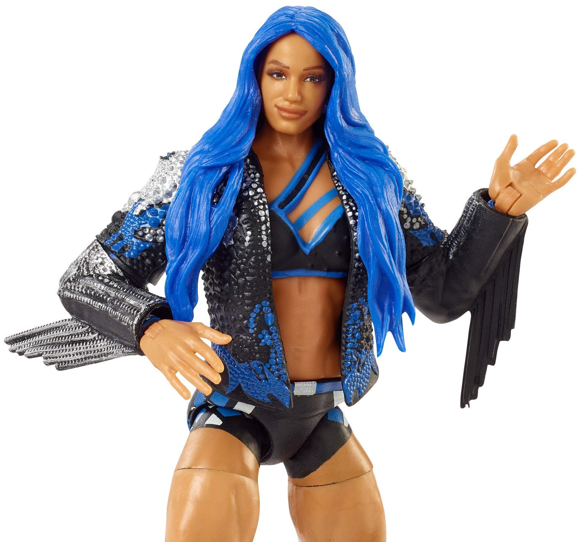 WWE Sasha Banks Elite Collection Series 83 Action Figure 6 in Posable Collectible Gift Fans Ages 8 Years Old and Up